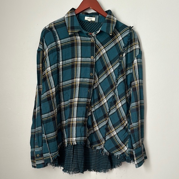 in loom Tops - Plaid Button-Up Women’s Top